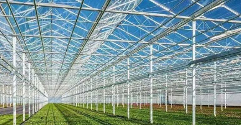 A sample glass greenhouse