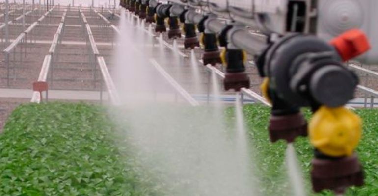 Farm greenhouse irrigation