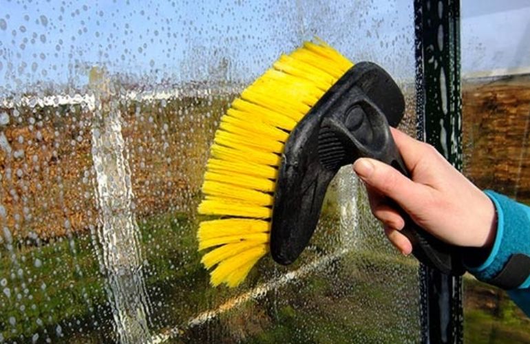 Greenhouse cleaning