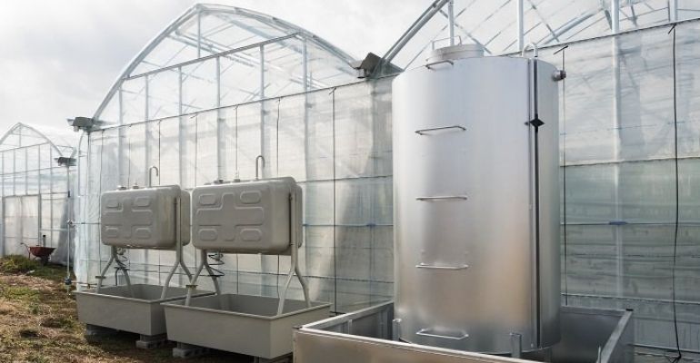 Industrial greenhouse air conditioning