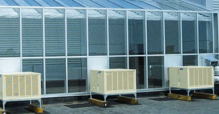 Large greenhouse coolers
