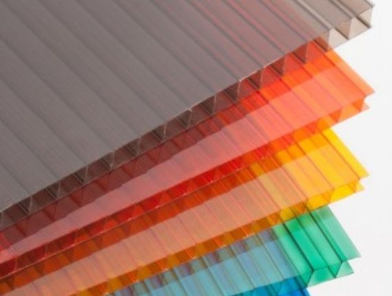 Multiple colors for polycarbonate panels