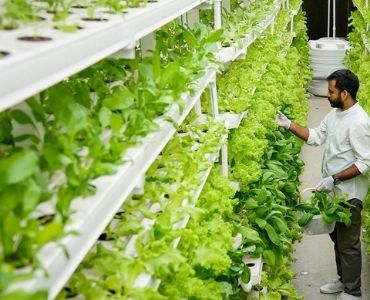Automating commercial hydroponic greenhouse