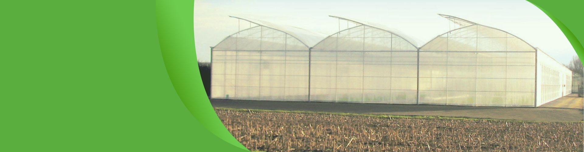 Multispan greenhouse banner