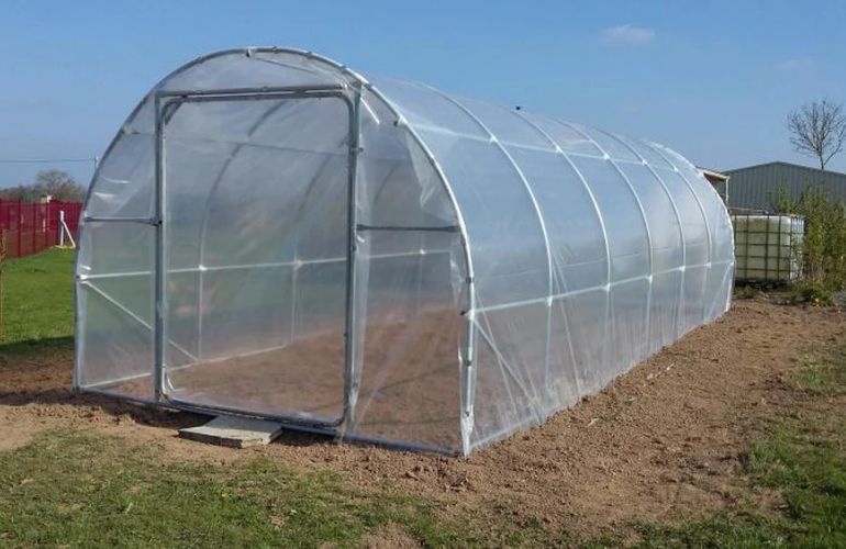 Clear plastic for greenhouses