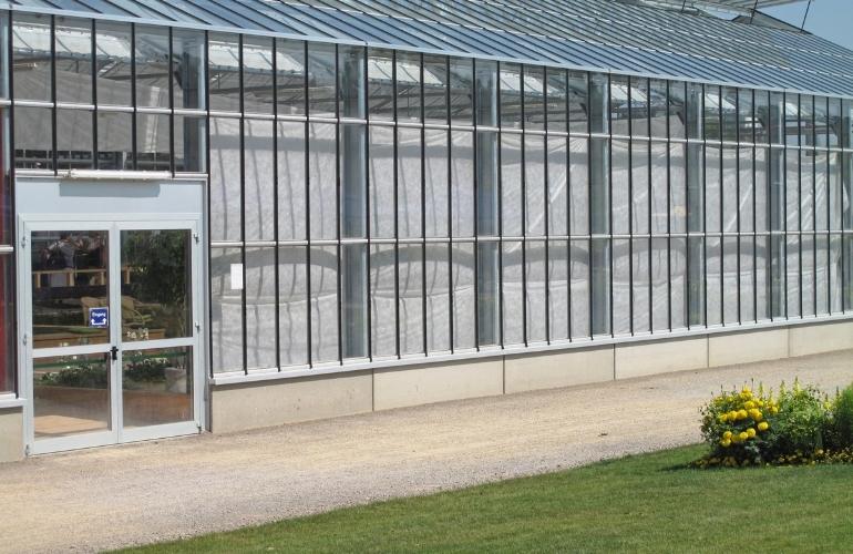 large greenhouse door