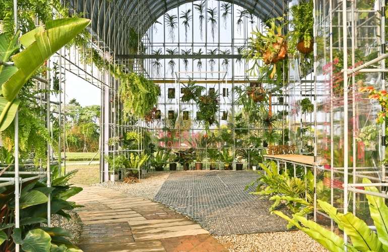 multi-story big greenhouse